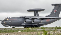 Máy bay cảnh báo sớm và chỉ huy trên không A-50 của Nga. Ảnh: MW.