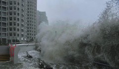 Ragasa là cơn bão cấp 10 thứ hai đổ bộ vào Hong Kong, Trung Quốc trong năm nay. Ảnh: SCMP.