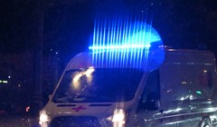 Một xe cứu thương của Nga đang hoạt động. Ảnh: Sputnik.