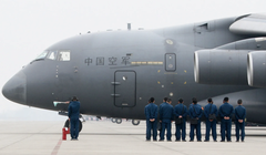 Máy bay vận tải Y-20 của Trung Quốc. Ảnh: MW.