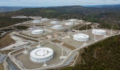 Một cơ sở lưu trữ dầu ở Vùng Krasnodar, Nga được Liên đoàn đường ống Caspian sử dụng, ngày 19/9/2019. Ảnh: Sputnik.