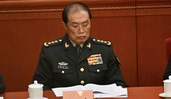 Ông Hà Vệ Đông, nhân vật quyền lực số hai trong quân đội Trung Quốc, trở thành quan chức cấp cao mới nhất bị điều tra tham nhũng. Ảnh: AFP.