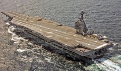 Siêu tàu sân bay USS Gerald Ford của Hải quân Mỹ. Ảnh: MW.