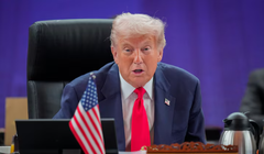 Tổng thống Mỹ Donald Trump phát biểu tại Hội nghị thượng đỉnh ASEAN-Mỹ tại Kuala Lumpur, Malaysia, ngày 26/10. Ảnh: Reuters.