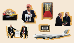 Vương miện vàng, gậy golf, Boeing 747: Ông Trump có được sở hữu quà tặng từ nước ngoài?