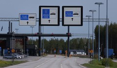 Cửa khẩu biên giới Imatra giữa Phần Lan và Nga. Ảnh: Getty.