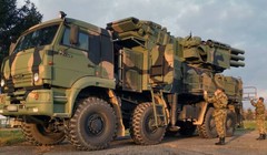 Xe chiến đấu phòng không Pantsir của Nga. Ảnh: MW.