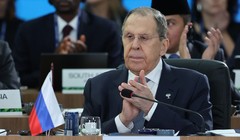 Ngoại trưởng Nga Sergey Lavrov tham dự cuộc họp BRICS tại Rio de Janeiro, Brazil, vào ngày 6/7. Ảnh: Sputnik.