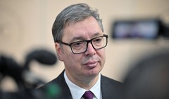 Tổng thống Serbia Aleksandar Vucic tại Copenhagen, Đan Mạch, ngày 2/10. Ảnh: Getty.