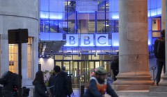 Trụ sở BBC tại London vào ngày 10/11. Ảnh: Getty.