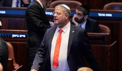 Bộ trưởng An ninh Quốc gia Israel Itamar Ben-Gvir tại Knesset ở Jerusalem, ngày 13/10. Ảnh: Getty.