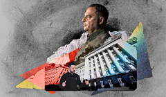 Andriy Yermak, Chánh văn phòng của Tổng thống Volodymyr Zelensky, đã nắm giữ quyền lực chưa từng có, chi phối các quyết định của Quốc hội, Nội các và các cơ quan nhà nước quan trọng của Ukraine. Ảnh: Kyiv Independent.