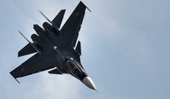 Máy bay chiến đấu Su-30SM của Không quân Nga. Ảnh: MW.