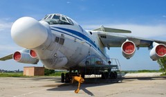 Máy bay thử nghiệm vũ khí laser trên không A-60 của Nga. Ảnh: MW.