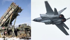 Bệ phóng Patriot và chiến đấu cơ MiG-31 được trang bị tên lửa đạn đạo. Ảnh: MW.