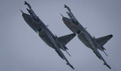 Máy bay hỗ trợ không chiến tầm gần Su-25 của Triều Tiên. Ảnh: MW.