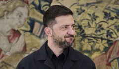 Tổng thống Ukraine Volodymyr Zelensky. Ảnh: Getty.