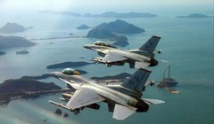 Quân đội Hàn Quốc triển khai máy bay chiến đấu "để chuẩn bị cho mọi tình huống bất ngờ". Ảnh: SCMP.