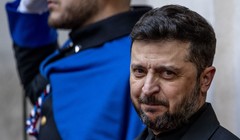 Tổng thống Ukraine Volodymyr Zelensky trong chuyến thăm Rome ngày 9/12. Ảnh: Getty.