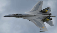 Chiến đấu cơ Su-27 của Không quân Ukraine. Ảnh: MW.