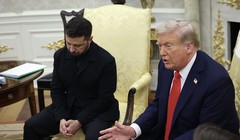 Tổng thống Mỹ Donald Trump và Tổng thống Ukraine Volodymyr Zelensky tại Nhà Trắng ở Washington, DC, ngày 18/8. Ảnh: Getty.