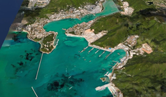 Ảnh sắc nét do vệ tinh của Vantor chụp lại. Ảnh: IE.