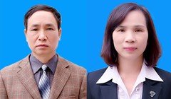 Ông Phạm Văn Khuông và bà Triệu Thị Chính. Ảnh: Sở Giáo dục và Đào tạo Hà Giang