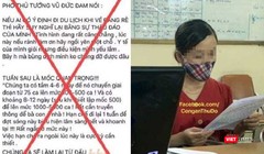 Tại cơ quan Công an, chị L đã thừa nhận hành vi đăng tải nội dung sai sự thật nêu trên và cam kết không tái phạm.
