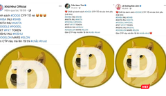 Bài đăng của các nghệ sĩ có nội dung giống nhau.