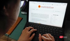 Giao diện trang web Đường dây nóng trực tuyến.