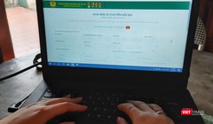 Khai báo y tế kết nối với cơ sở dữ liệu dân cư.