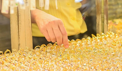 Vàng nhẫn bảo Tín Minh Châu tăng mức niêm yết giá lên tới 1.100.000 đồng/lượng ở cả hai chiều. Ảnh minh họa.