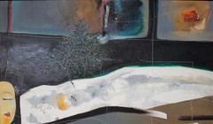 Tranh của họa sĩ – nhà phê bình mỹ thuật Nguyễn Quân.