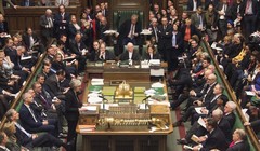 Một phiên bỏ phiếu của Hạ viện về Brexit. (Ảnh: THX/TTXVN)
