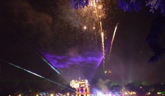 Các điểm bắn pháo hoa tầm cao tập trung chủ yếu ở các quận nội thành.