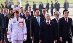  Các đại biểu về dự đại hội. Ảnh" TTXVN