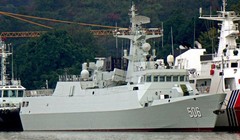 Tàu hộ vệ tên lửa Type 056A Kinh Môn 506 của Trung Quốc. Ảnh: Tiexue.net