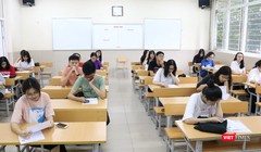 Thí sinh dự thi trong kỳ thi THPT quốc gia 2019. Ảnh: Minh Thúy