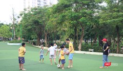 Trẻ em vui chơi. Ảnh: Minh Thúy