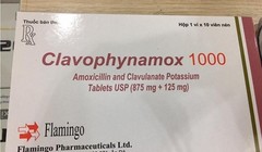 Viên nén bao phim Clavophynamox 1000 