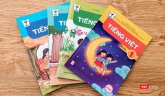 Sách Tiếng Việt 1 công nghệ giáo dục (bản mẫu). Ảnh: Minh Thúy