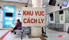 Khu vực cách ly tại Bệnh viện Bệnh Nhiệt đới Trung ương. Ảnh: Minh Thúy 
