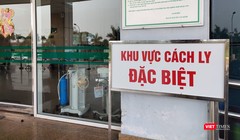 Khu vực cách ly đặc biệt tại Bệnh viện Bệnh Nhiệt đới Trung ương cơ sở 2 (Đông Anh, Hà Nội). Ảnh: Minh Thúy 