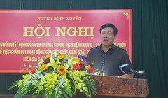 Thứ trưởng Bộ Y tế Đỗ Xuân Tuyên. Ảnh: Tuấn Dũng - BYT