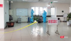 Khu vực cách ly phòng COVID-19 (Ảnh - Minh Thuý) 