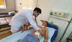 Bệnh nhân Đinh Ngọc N. dần hồi phục sau mổ. Ảnh: BVCC