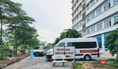 Khu vực khám nhiễm trùng hô hấp ở bệnh viện (Ảnh - Minh Thuý) 