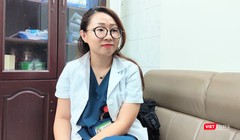 ThS. BS. Đới Ngọc Anh – Khoa Viêm Gan, Bệnh viện Bệnh Nhiệt đới Trung ương (Ảnh: Minh Thuý) 