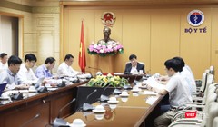 Bộ Y tế họp bàn chuẩn bị thông tuyến BHYT vào đầu năm 2021 (Ảnh: Minh Thuý) 