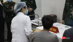 Tình nguyện viên tiêm vaccine phòng COVID-19 "made in Viet Nam" (Ảnh: Minh Thuý) 